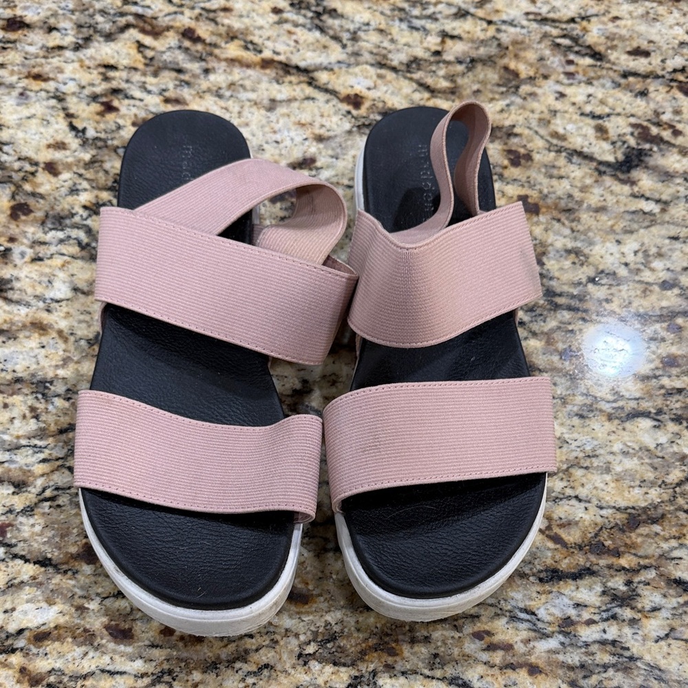 Madden Girl Pink Strap Sandals